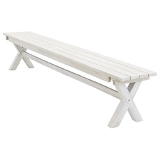 Venture Home Bench, Whitewash, One Size