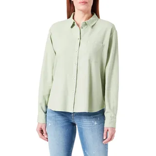 Vero Moda Women's VMJESMILO LS Shirt WVN GA NOOS Bluse, Reseda, M