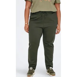 Elegante Stoffhose Poptrash Paperback Stretch Übergröße | 48W / 34L - dunkelgrün