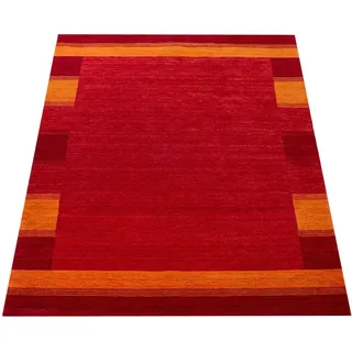 Paco Home Hochflorteppich 120/170 cm Gabbeh 310 , Terracotta , Textil , Rechteckig , 120x170 cm , strapazierfähig, für Fußbodenheizung geeignet , Teppiche und Böden, Teppiche, Hochflorteppiche & Shaggys