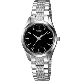 Damen Uhr Casio LTP-1274D-1ADF - Schwarz, Silber
