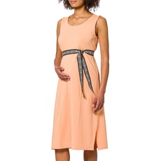 ESPRIT Maternity Damen Dress sl Kleid, Orange Dusk - 821 , S