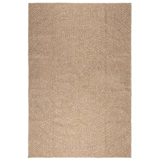 vidaXL Teppich ZIZUR 200x290 cm Jute-Optik Indoor und Outdoor