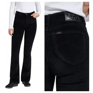 Lee | Breese Boot Damen Schwarze Schlaghose Bootcut W27 L31 - Schwarz