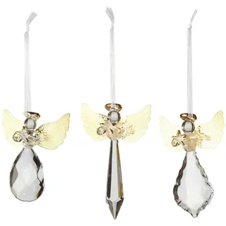 Villeroy & Boch Winter Collage Accessoires Glashänger Engel Set3