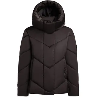 khujo Winterjacke "Winterjacke Olsa2" mit Kapuze Gefütterte Steppjacke mit Kapuze, moody plum