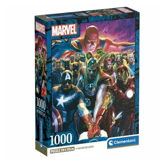 CLEMENTONI Puzzle, 1000el Avengers Marvel 39915