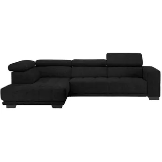 Xora Ecksofa , Anthrazit , Metall , Ottomane links, L-Form , 301x207 cm , Typenauswahl, Fußauswahl, Stoffauswahl, Sitzqualitäten, seitenverkehrt erhältlich, Bettfunktion erhältlich, Hocker erhältlich, Rücken echt, individuell planbar , Wohnzimmer, Sofas & Couches, Wohnlandschaften, Ecksofas