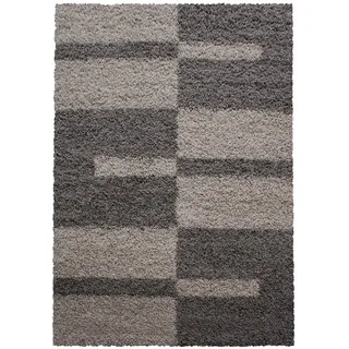Ayyildiz Gala Shaggy 2505 Hochflorteppich 80 x 150 cm Taupe