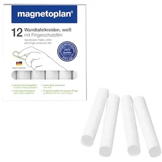 Magnetoplan Kreide weiß, abgerundet VE 12
