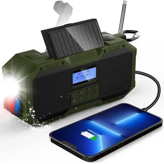 Notenradio – Handbrause – Wetterradio – Noten – Musik – Nachrichten – Handbrause – Solar – Praktisch