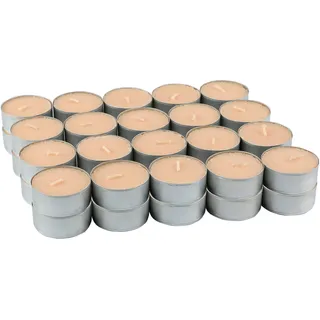40 Stück Duftkerzen Teelichter Tropische Früchte Duft, Beige Duftteelichter Tropische Früchte
