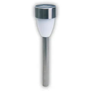 NÄVE Solarleuchte Edelstahl 6 Stk. 6x37x6 cm silber