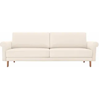 Creation BY ROLF BENZ 3-Sitzer »CR.450, Designsofa, Loungesofa«, modern Landhaus, Breite 208 cm, Füße in Nussbaum, weiß