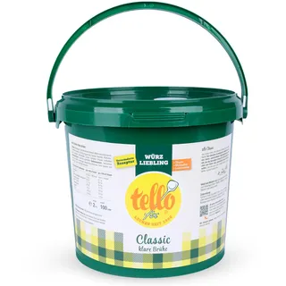 Tellofix Classic Klare Brühe 2kg - Vielseitige Gemüse Brühe -Universal-Würzmittel zum Verfeinern von Suppen - Kalorienarm, glutenfrei, lactosefrei & vegan - Keine Farb- oder Konservierungssstoffe