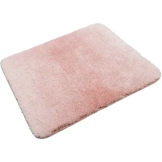 Badematte WECON HOME BASICS "Luuk WB-2705", rosa, H:25mm, Polyester, Badematten, Badematte, trendiger Farbverlauf, waschbar, weicher Badezimmerteppich