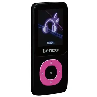 Lenco Xemio-659 - MP3/MP4 player with 4GB micro SD card - Pink - MP3 Spieler 4 GB