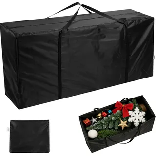 AiQInu Gartenpolster 122 x 40 x 55 cm schwarz 2 St.