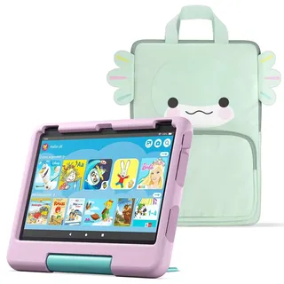 Fire HD 10 Kids-Tablet (Neueste Generation), für Kinder ab dem Vorschulalter | Mit 10-Zoll-Display, Kindersicherung und 2 Jahren Sorglos-Garantie | 32 GB + Tragetasche für Amazon Kids-Tablets