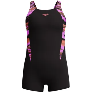 Speedo Hyperboom Splice Offener Rücken Wettkampfbadeanzug | Coral Sands, 5-6