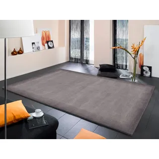 OCI DIE TEPPICHMARKE Wollteppich »Vinciano Tami« rechteckig 8 mm Höhe reine Wolle, handgeknüpft, Wohnzimmer, grau