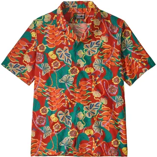 Patagonia Herren Tidal Threads Camp Hemd Tropiclimb: Hot Ember M