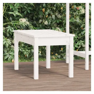vidaXL Gartenbank 80 x 44 x 45 cm Weiß