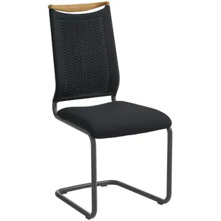 Venjakob Schwingstuhl , Anthrazit, Grau, Eichefarben , Holz, Metall, Textil , Eiche , Rundrohr, C-Form , 47x99.0x59 cm , Goldenes M, Made in Germany, Dgm, DGM-Klimapakt, DGM-Emissionslabel , Lederauswahl, Stoffauswahl, Typenauswahl, Gestellauswahl , Esszimmer, Stühle, Schwingstühle