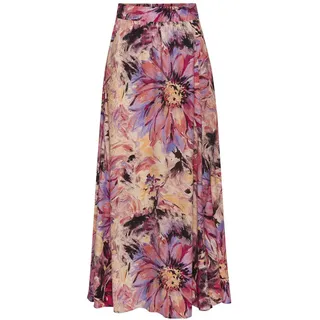 LASCANA Maxirock Damen Floral Pink 34