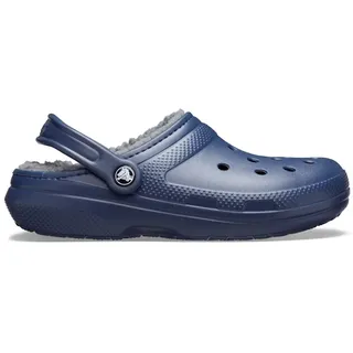 Crocs Classic Lined Clog Clog, Navy/Charcoal, 37/38