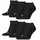 Sneaker Socken 6er Schwarz 35-38