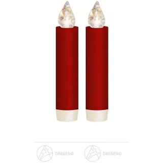 LUMIX CLASSIC MINI S,-Superlight rot, Erweiterungs-Set, 2 Kerzen, 2 Batterien Höhe = 8cm NEU - Rot