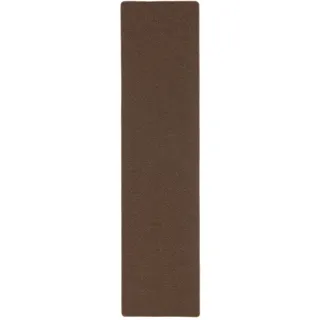 Snapstyle Feinschlingen Velour Teppichläufer 80 x 160 cm Dunkelbraun