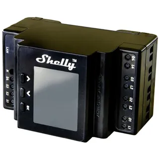 Shelly Pro 4PM, DIN-Schienen-Schaltmodul mit Strommessfunktion, 4-Kanal, Schaltaktor