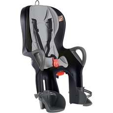 OKBABY 10+ - Fahrradsitz hinten für Kinder bis 22 kg mit Liegefunktion - Schwarz und Grau