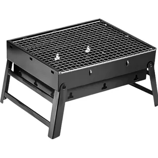 IMEX tragbarer mini BBQ Grill 44x29x23cm kompakt 1,5 kg