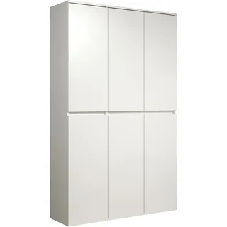 trendteam Nevada Mehrzweckschrank 111 x 191 x 34 cm Weiß