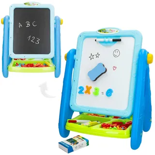 Colorbaby 47987 Good Idea Magnettafel - Blue / White / Green - 36x26x42 cm