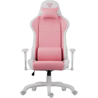 Sense7 Spellcaster FUKU Gamingstuhl, Gaming Sessel, Bürostuhl, Ergonomisch Schreibtischstuhl, Drehstuhl mit Kopfstützen bis zu 150 kg, , Rosa - Rosa