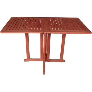 Garden Pleasure Baltimore Gartentisch 120 x 70 x 73 cm Braun
