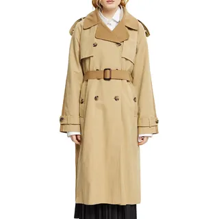 ESPRIT Damen 013EE1G332 Jacke, 285/SAND, L