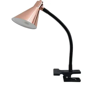 NÄVE LED-Klemm-Tischleuchte Kupfer