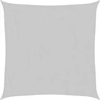 Sonnensegel Hellgrau 5x5 m 100% Polyester Oxford - Grau, Hellgrau