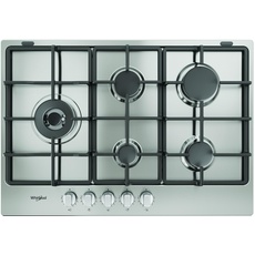 Whirlpool TGML 761 IX R Einbau-Gasherd, 5 Brenner, 75 cm