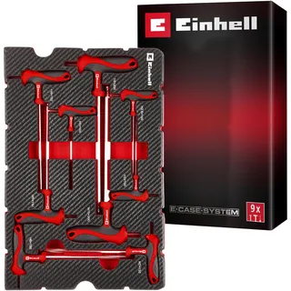 Einhell T-Griff Schraubendreher-Set 9-tlg. Einleger Pad 370526