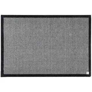 Barbara Becker Fußmatte Gentle, Schmutzfangmatte waschbar, für Eingangsbereich und Wohnungstür, Fußabstreifer Innen, Türmatte, Grau-Rosa 39 x 58 cm