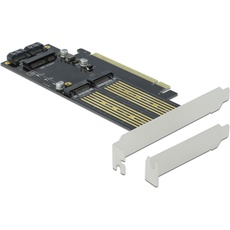 Bild PCI Express x16 Karte + 2x M.2 KeyB + 1x mSATA, Schnittstellenkarte