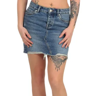 ONLY NOS Damen onlSKY REG DNM Skirt BB PIM992 NOOS Rock, Blau (Light Blue Denim), (Herstellergröße: 34)