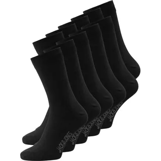 JACK & JONES JACJENS SOCK Kniestrümpfe 10er Pack Schwarz 40-46