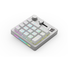 Glorious Numpad - Wireless - White Slate - Numpad - Universal - Weiss